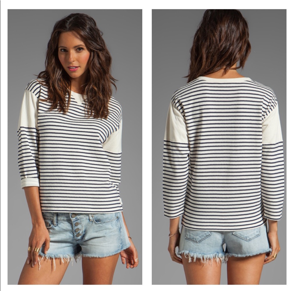 Theory Sotiya Striped Sweater size L